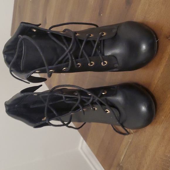 Bamboo Black Bootie 3inch heel - Picture 1 of 3